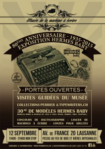 Hermes, Baby, typemachine, Zwitserland, Paillard, Yverdon, typewriter